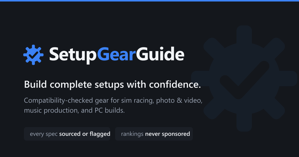 Kit Setups All prebuilt setups — Setup Gear Guide
